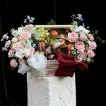 18072603 - GIỎ TRÁI CÂY MIX LAN HỒ ĐIỆP SANG TRỌNG