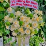 24082606 - giỏ hoa tone vàng victor pastel mix wisky
