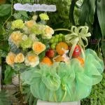 0109202620 - giỏ trái cây tone xanh bơ