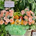 1410202627 - giỏ trái cây mix hoa size trung