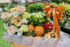 Ở Đâu Mua Giỏ Hoa Trái Cây Mừng Lễ Giỗ Tổ Hùng Vương Đẹp ?