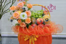 7 Mẫu Giỏ Hoa Trái Cây Mừng Tân Gia Được Khách Hàng Yêu Thích Nhất