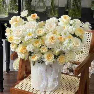 Giỏ hoa Victor mix tulip