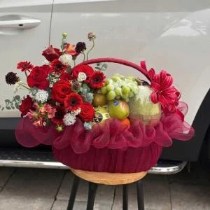 HD18 - Giỏ trái cây one đỏ