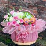 HD13 - Giỏ trái cây mix hoa tươi