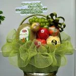 HD22 - Giỏ trái cây tone xanh bơ