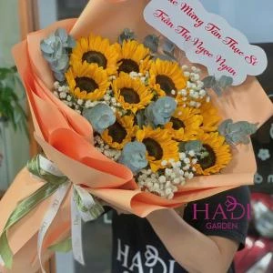 Bó hướng dương tốt nghiệp