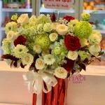 Hộp hoa hồng xanh