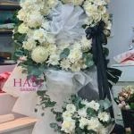 1809 - Kệ hoa 2 tầng chia buồn hiện đại