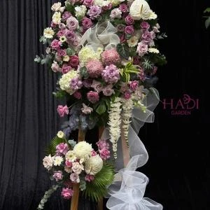 07102508 - Kệ hoa chia buồn hiện đại