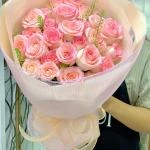 25102507 - Bó hoa hồng tone pastel