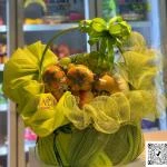 14112519 - Giỏ trái cây tone xanh mẫu mới