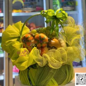 14112519 - Giỏ trái cây tone xanh mẫu mới