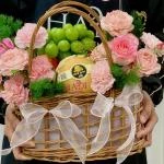 14112523 - Giỏ trái cây mix hoa tươi