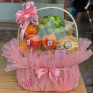 14112524 - giỏ trái cây tone hồng