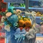14112505 - giỏ trái cây mix hoa tặng nam