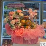 2511202510 - Giỏ trái cây 2 mặt tone hồng pastel