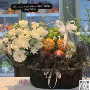 2511202514 - Giỏ trái cây 2 mặt kính viếng