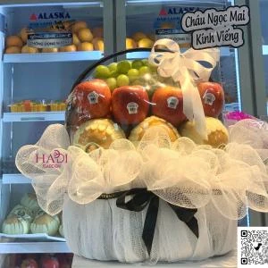 2511202516 - Giỏ trái cây 2 mặt kính viếng