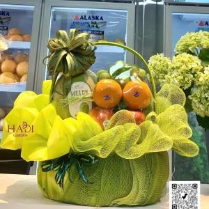 2511202522 - Giỏ trái cây 2 mặt có dưa lưới