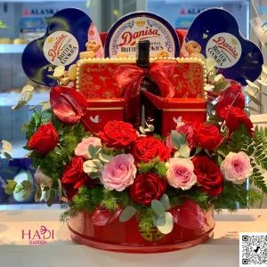 02122509 - Tráp cưới tone đỏ