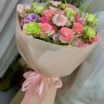 01122511 - Bó hoa tone hồng xinh xắn