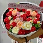 27122502 - Bó hoa sáp mix màu