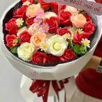 27122502 - Bó hoa sáp mix màu