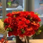 01012601 - Giỏ hoa lụa sang rực rỡ