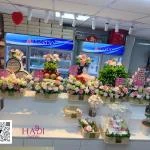 01012618 - 7 tráp cưới tone hồng tặng hoa cưới cầm tay