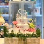 01012618 - 7 tráp cưới tone hồng tặng hoa cưới cầm tay