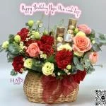 01012626 - giỏ hoa mix socola