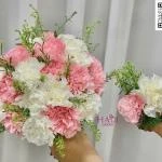 12022605 - Bó hoa cưới tone hồng