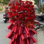 21012603 - kệ hoa khai trương tone đỏ