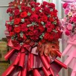 21012603 - kệ hoa khai trương tone đỏ