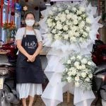 21012606 - kệ hoa chia buồn 2 tầng