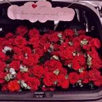 23022602 - cốp xe tone đỏ ohara sang trọng ( cầu hôn - sinh nhật - kỉ niệm )