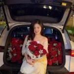 23022602 - cốp xe tone đỏ ohara sang trọng ( cầu hôn - sinh nhật - kỉ niệm )