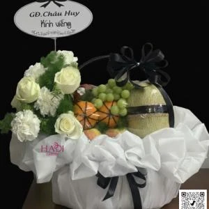 23022607 - Giỏ trái cây chia buồn