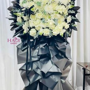 23022605 - kệ hoa chia buồn 1 tầng