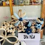 21012618 - bảng hoa và bó hoa bóng