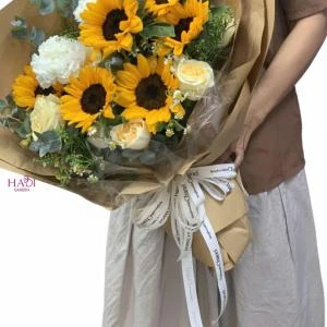 24022603 - bó hoa hướng dương tốt nghiệp - sinh nhật