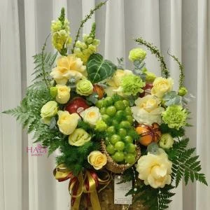 24022641 - giỏ hoa victor mix trái cây nhập khẩu