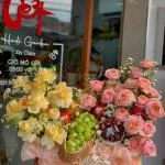 24022634 - Giỏ hoa mix trái cây siêu sang