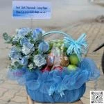 24022633 - giỏ trái cây tone xanh dương biếu tặng full 2 mặt