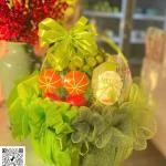 24022645 - giỏ trái cây full 2 mặt có dưa lưới