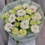 43202602 - bó hoa tone xanh bơ