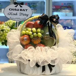 07042522 - giỏ trái cây kính viếng 2 mặt
