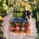 07042519 - giỏ trái cây 1 mặt 4 tầng kính viếng