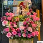 07042503 - Tráp cưới dạm ngõ hiện đại toen hồng đủ bộ lễ